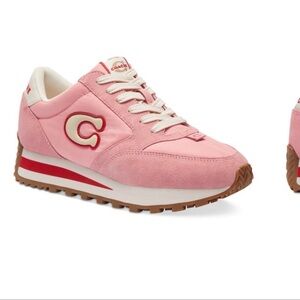 COACH women’s runner C lace up jogger sneakers size 9.5